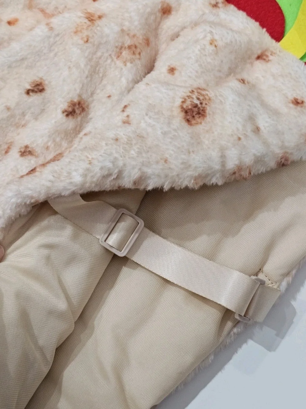 Justice Neato Burrito Plush/shimmer Pullover Adjustable Kids